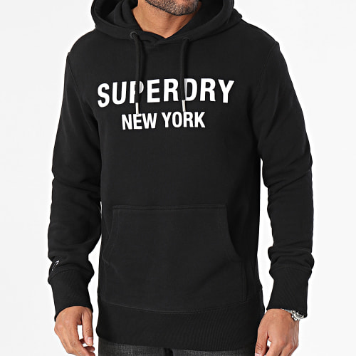 Sweat Capuche Luxury Sport Noir