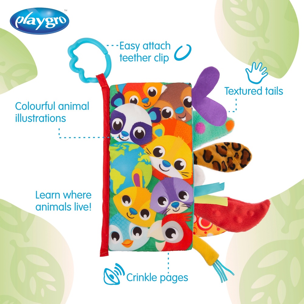 Playgro Tails of the World Sinnesbuch