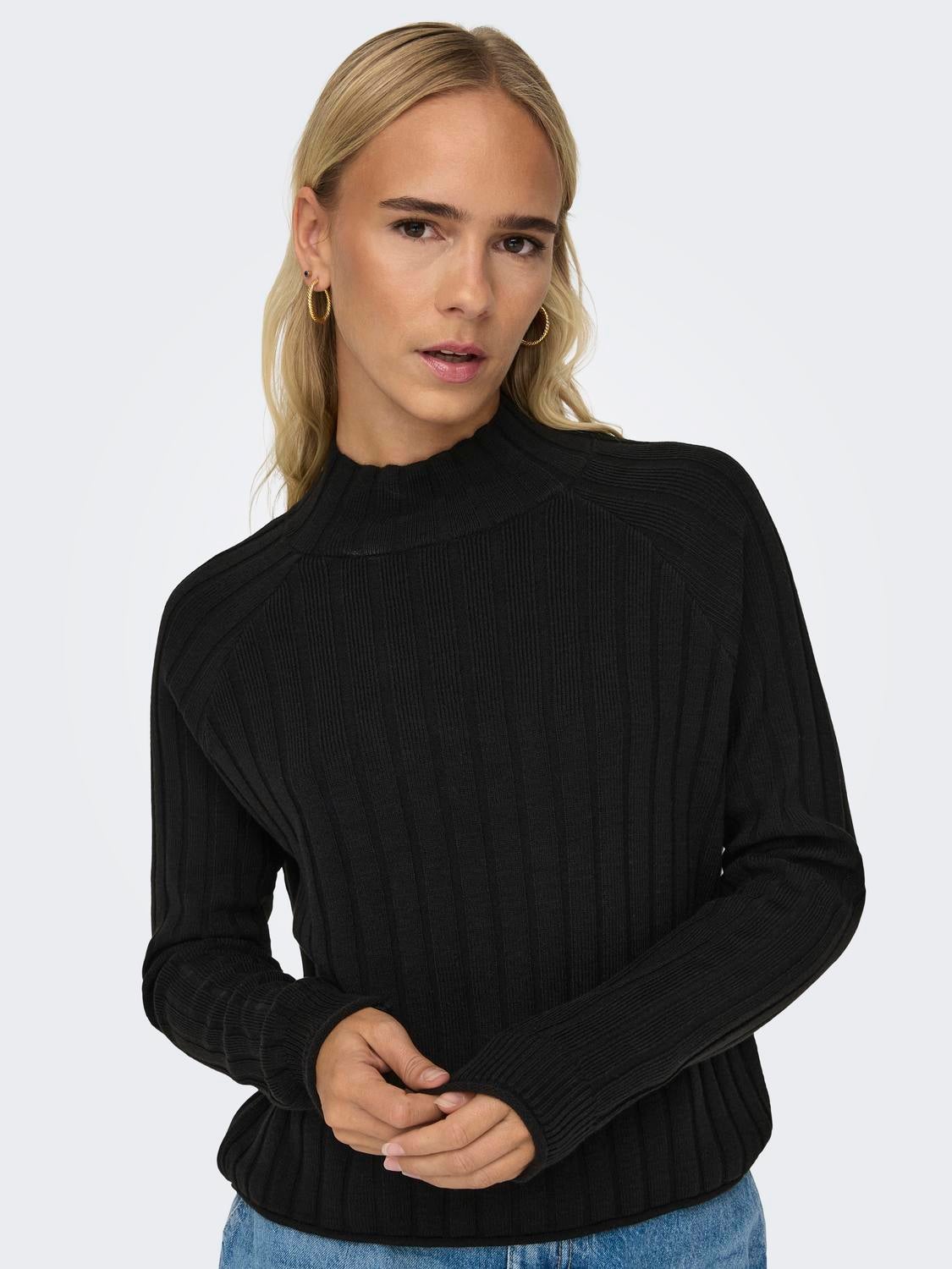 ONLNEW Strickpullover Black