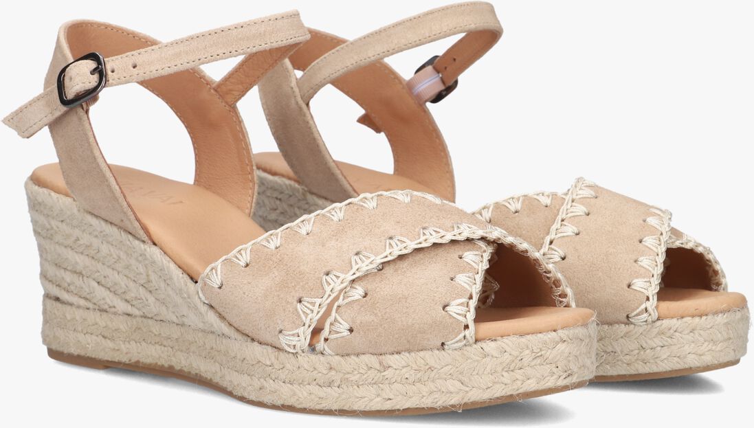 beige via vai sandalen met hak luisa ayla