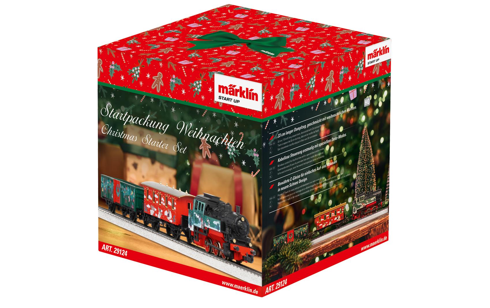 Startpackung Weihnachten, H0, AC<br>Fiktiver Weihnachtszug in farbenfroher Gestaltung