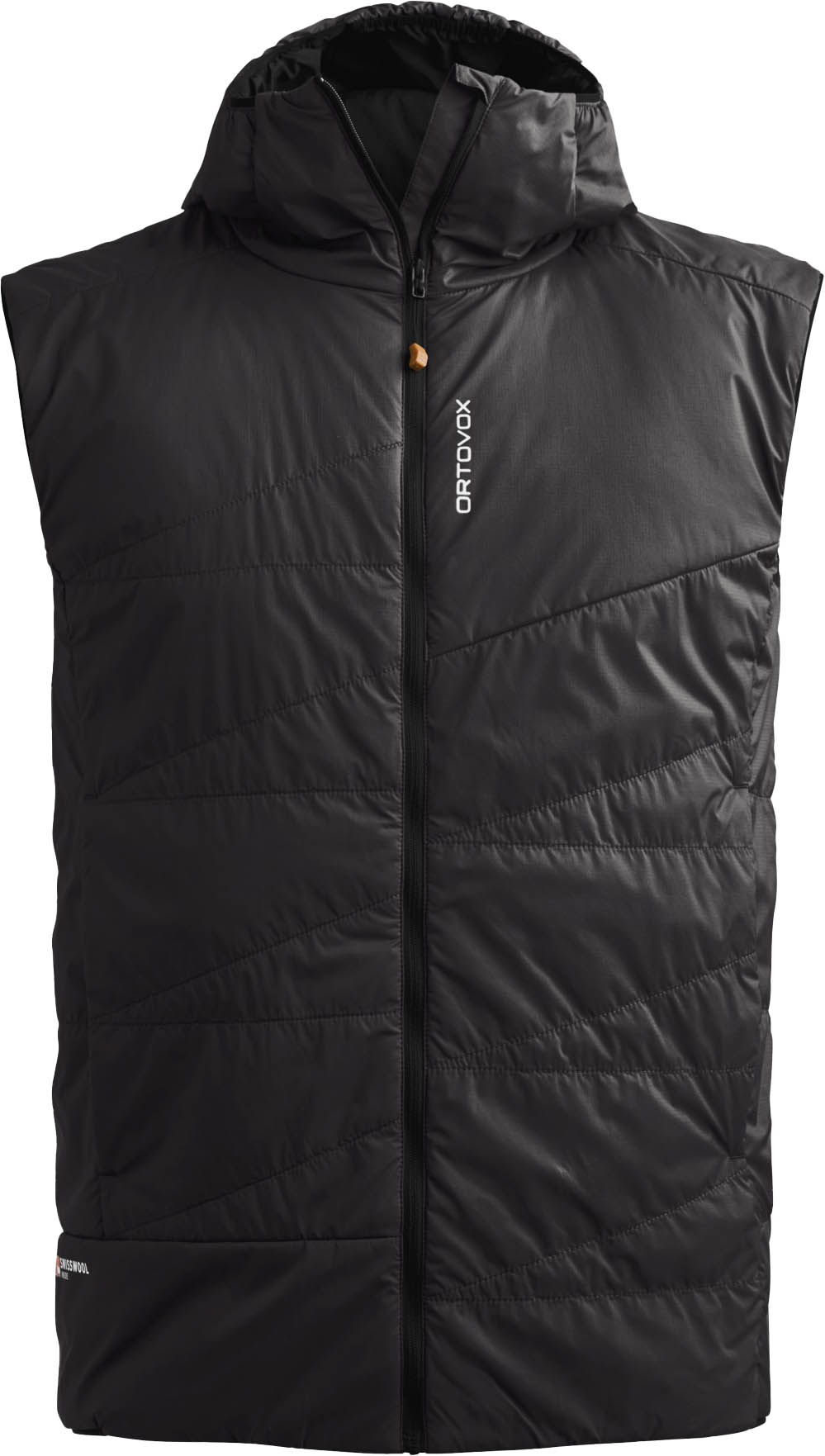 Swisswool Piz Duan Vest Herre 90201/Black Raven