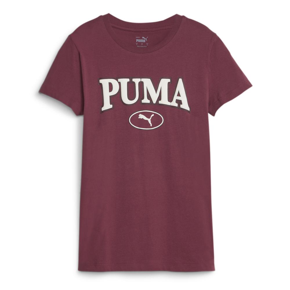 Puma T-shirt Bordeaux Femme Puma Squad Graf