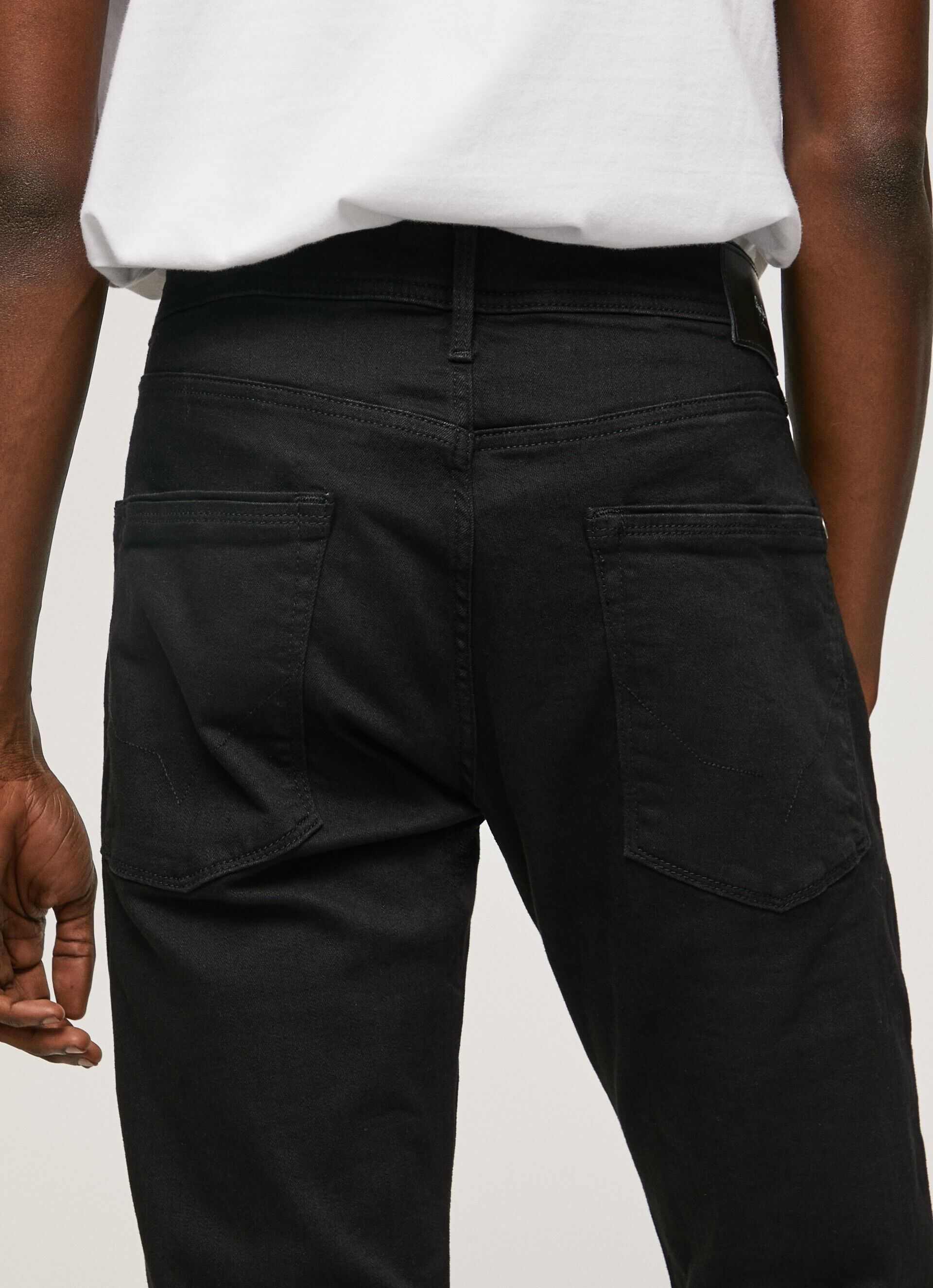 Calça jeans Stanley, corte e cintura regulares - jeans