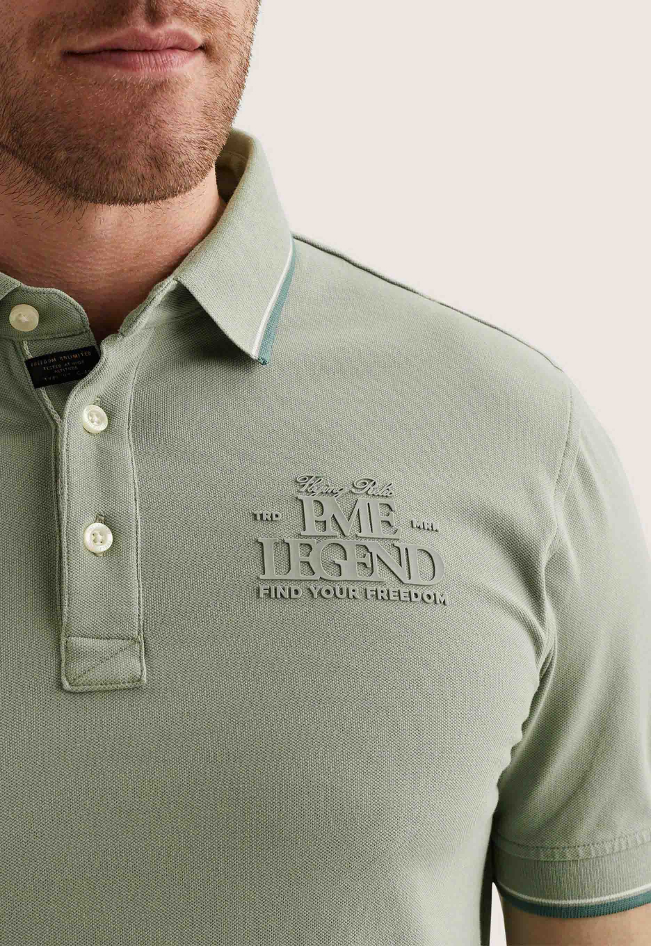 PME Legend Piqué Artwork Polo