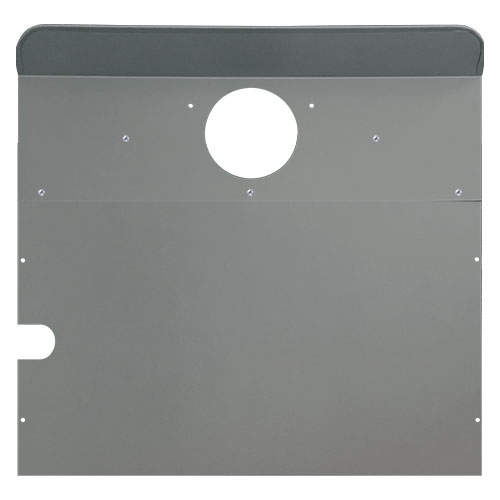 Rückwand S 2200 - Titangrau - Links