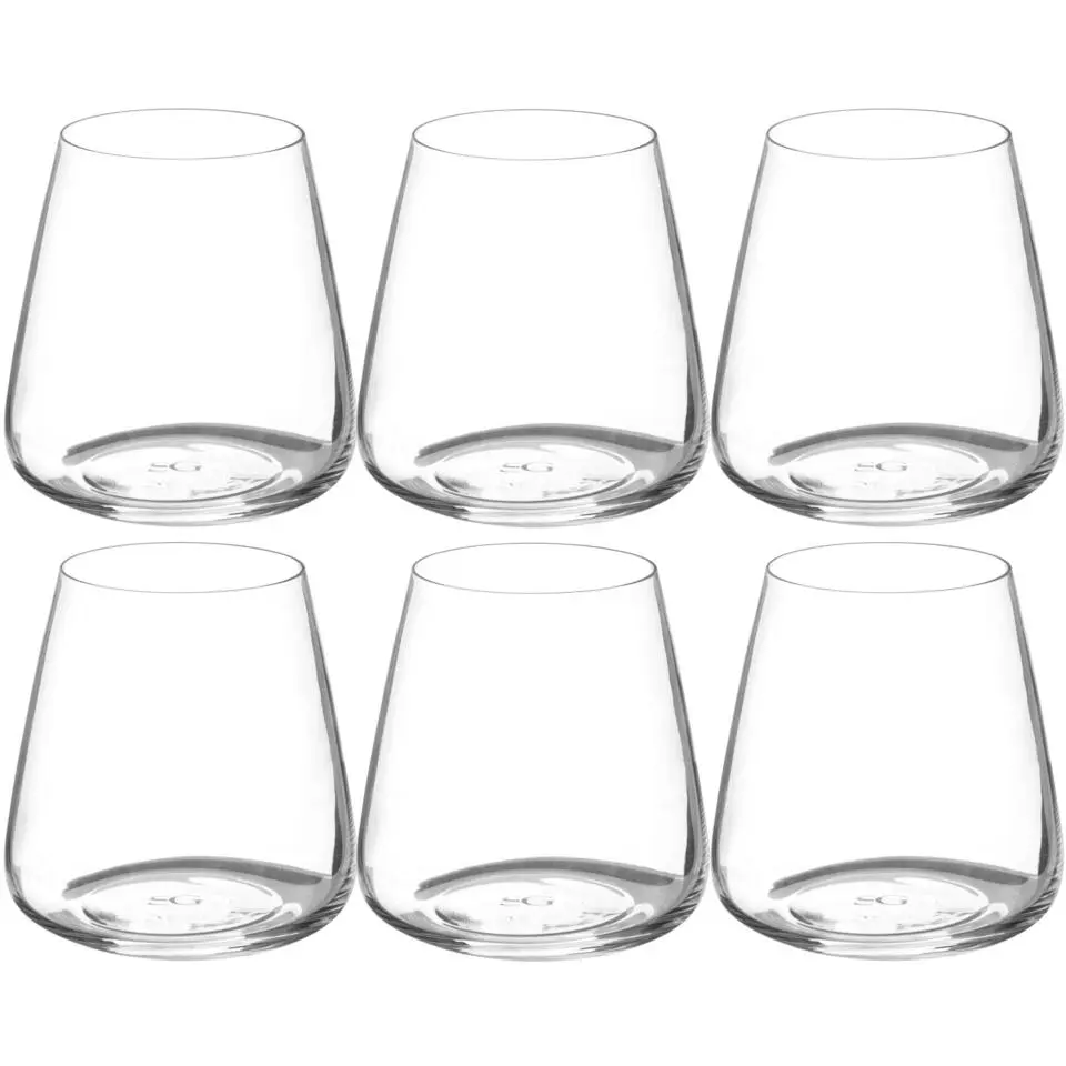 Secret de Gourmet Tumbler glazen - 6 st - 430 ml - Selenga