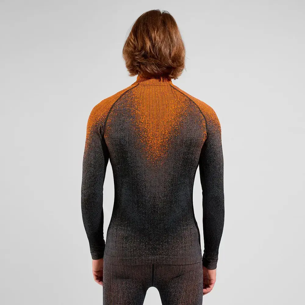 Odlo Blackcomb Eco Turtle Thermoshirt Lange Mouwen Oranje/Blauw Heren