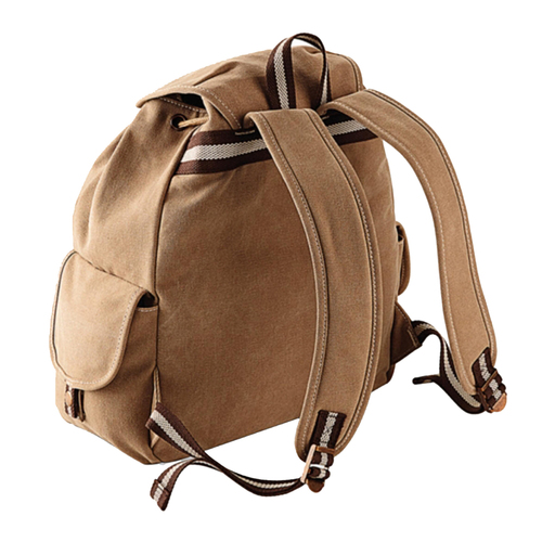 Mochila de tecido modelo vintage (18 litros) (pacote com 2) Quadra