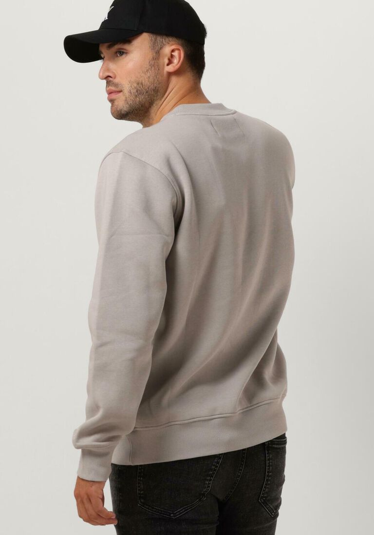 CALVIN KLEIN grijze calvin klein trui monologo crew neck