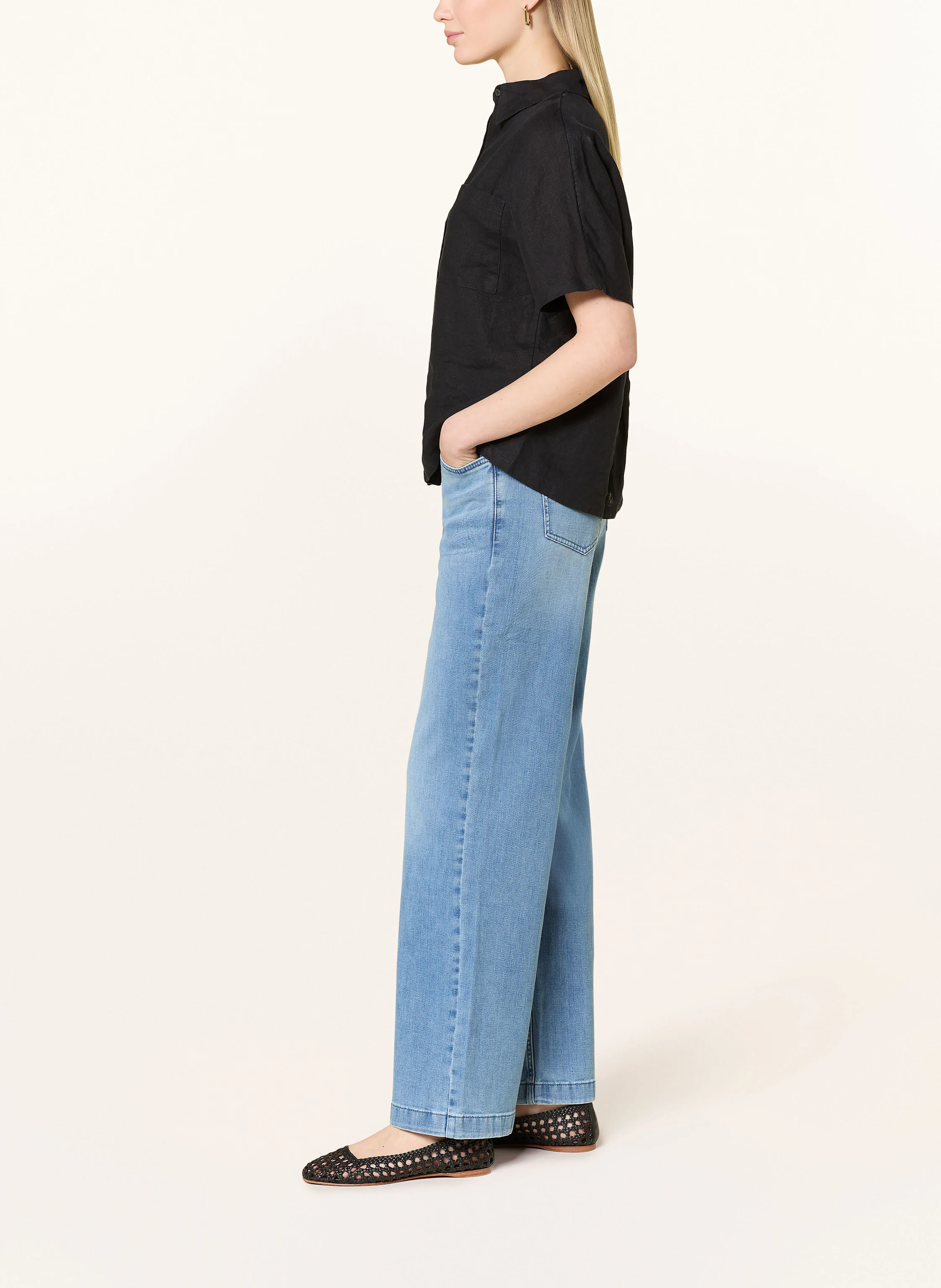 LANIUS Wide Leg Jeans