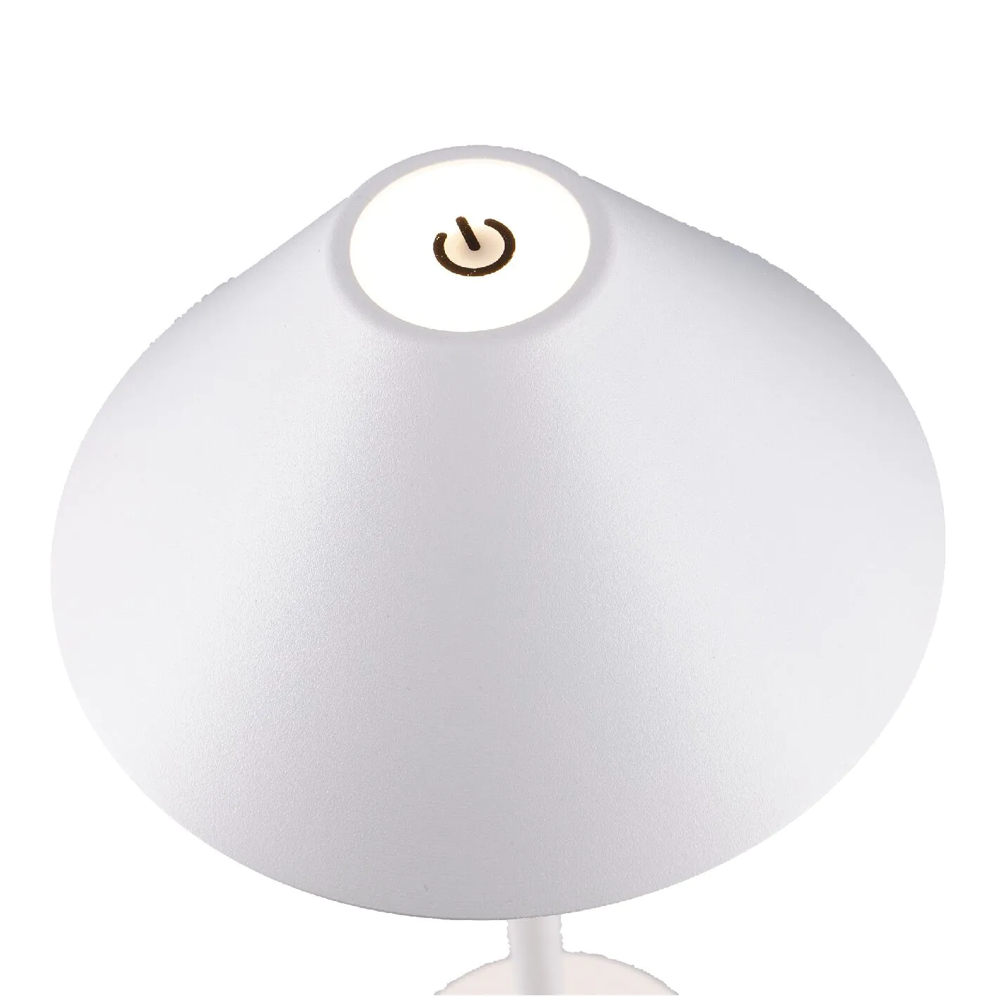 LED-Tischlampe Schirm, weiß, 34 cm