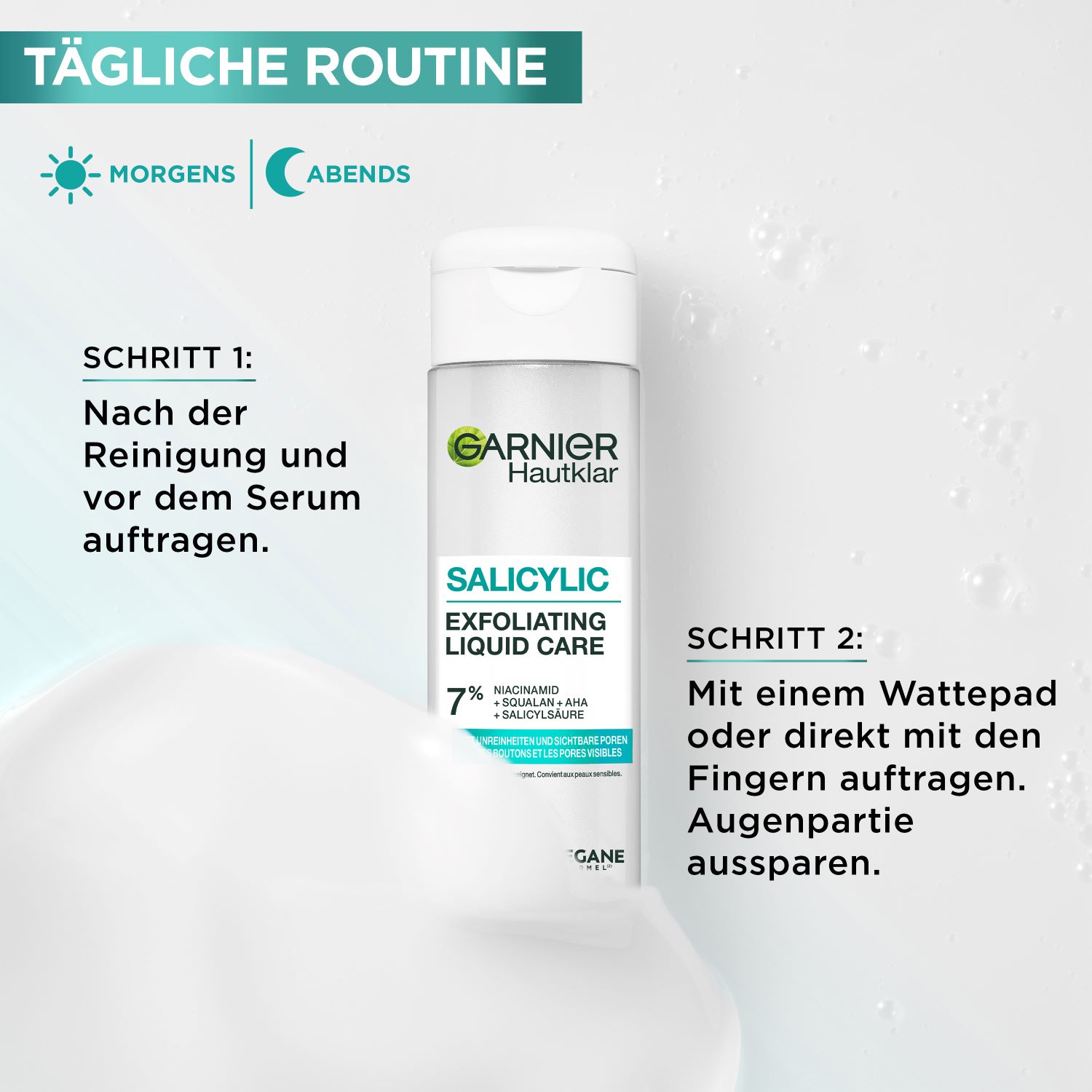 GARNIER Salicylic Exfoliating Liquid Care<br>120 ml