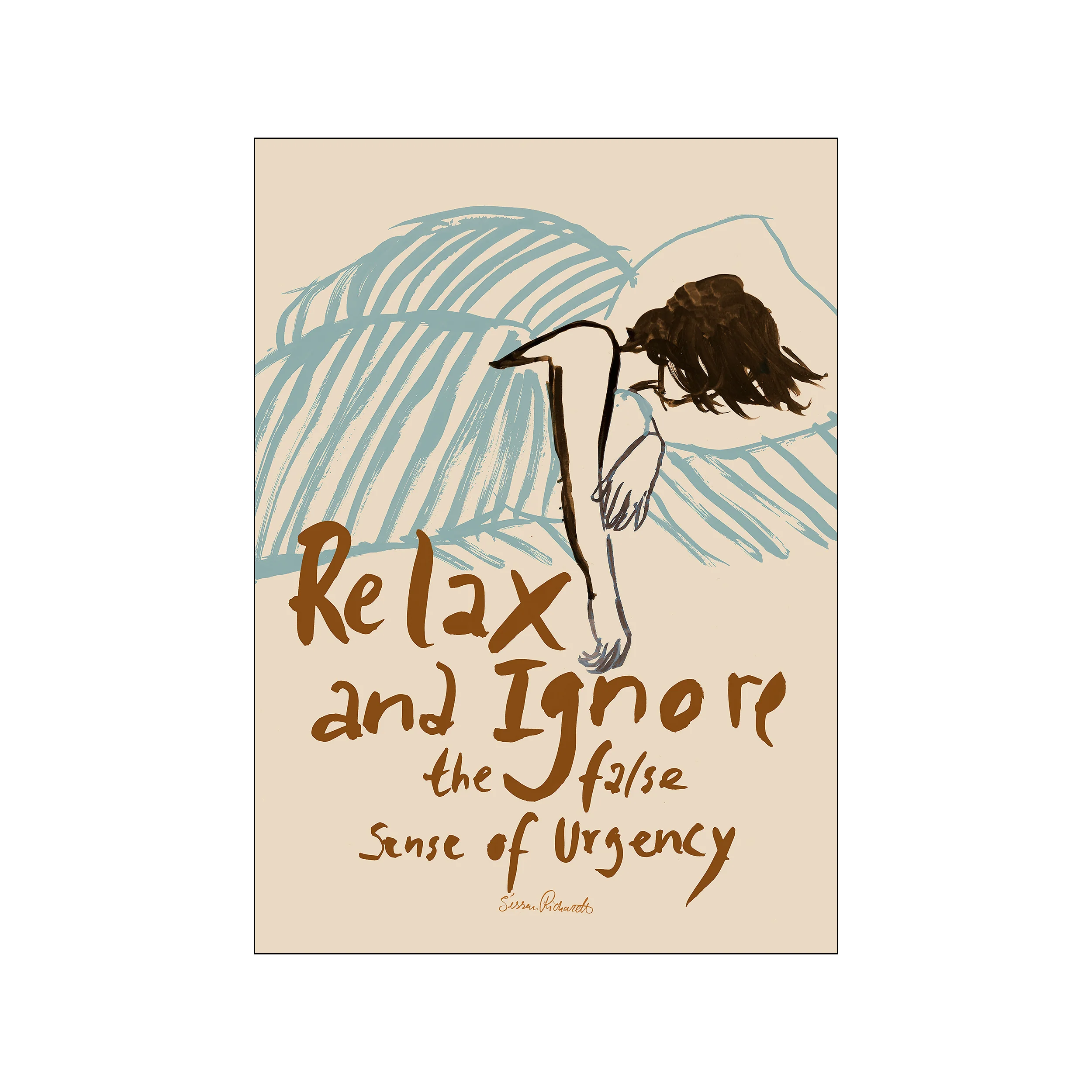 Poster & Frame  Relax And Ignore plakat - 30x40