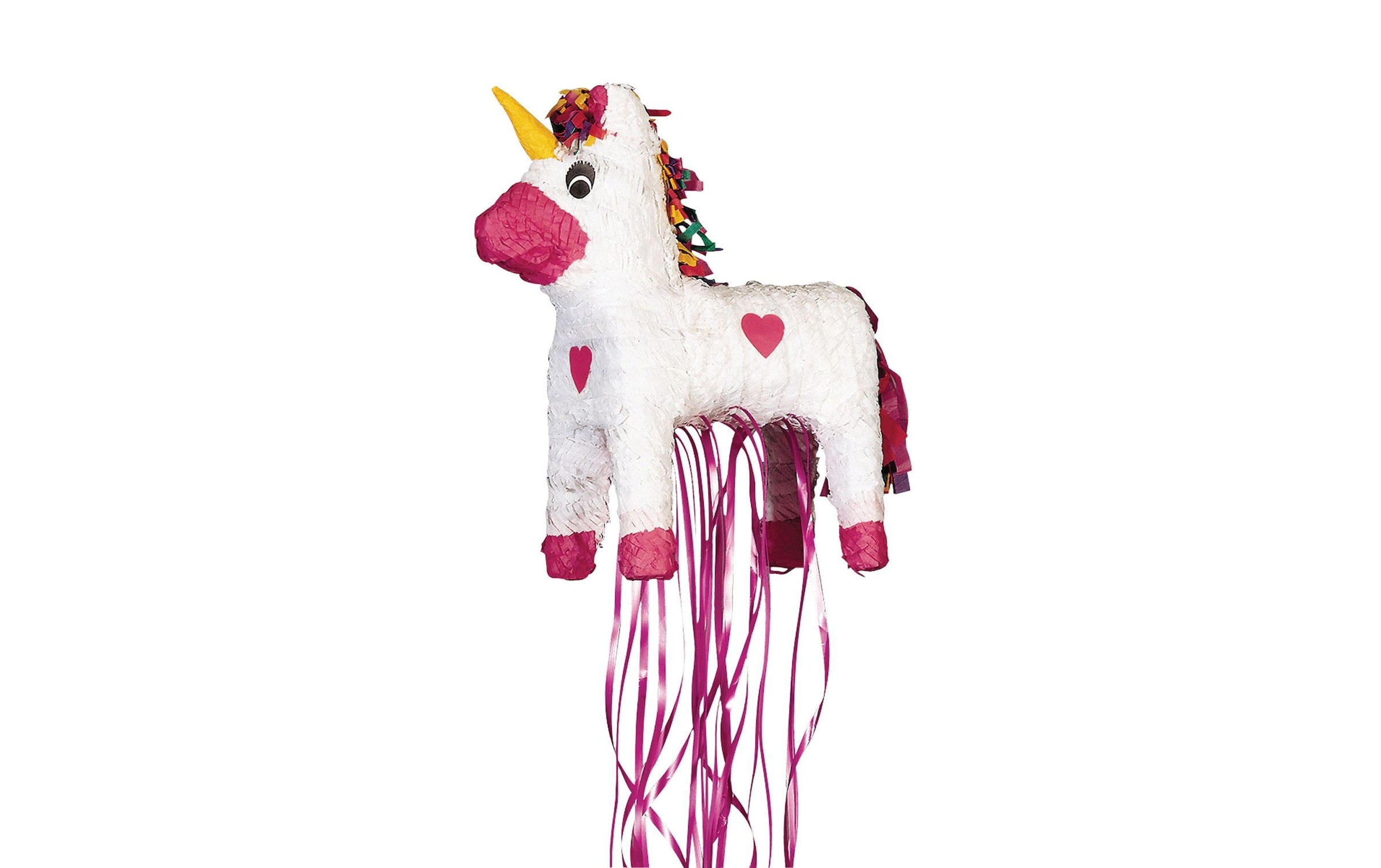 Amscan Pinata »Einhorn zum ziehen, Pink/Weiss«