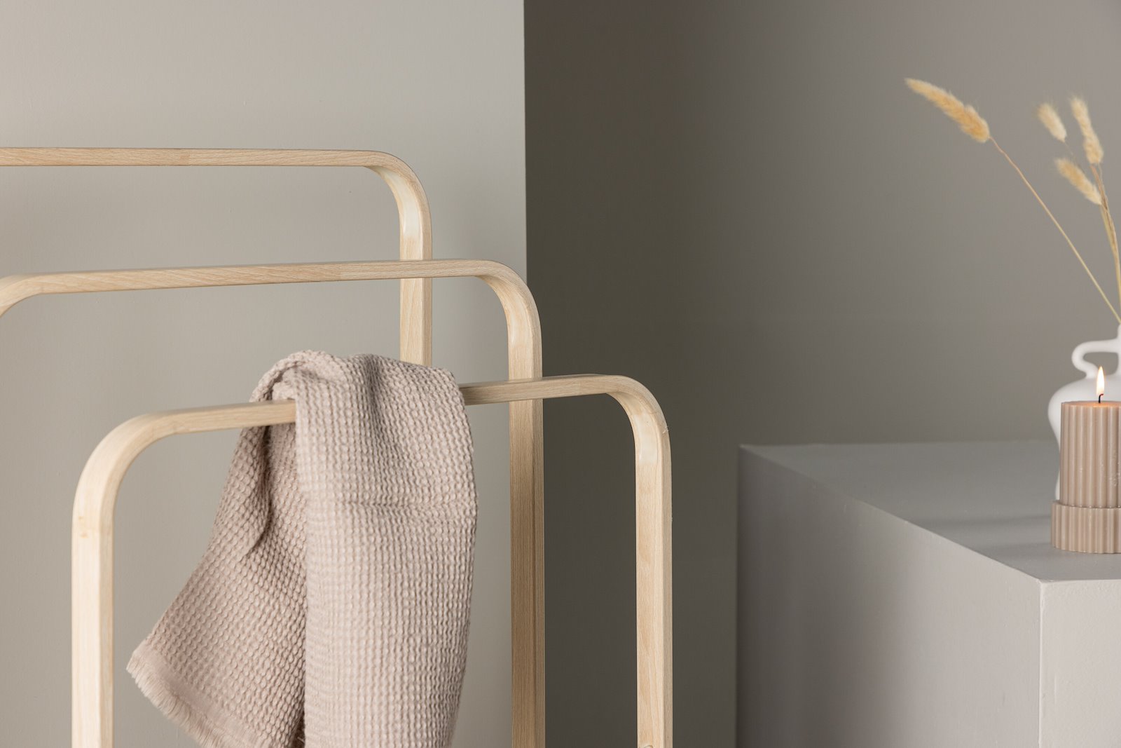 Drammen håndklestativ Beige