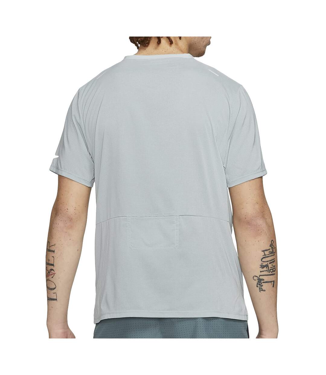T-shirt de Running Vert Homme Nike Rise