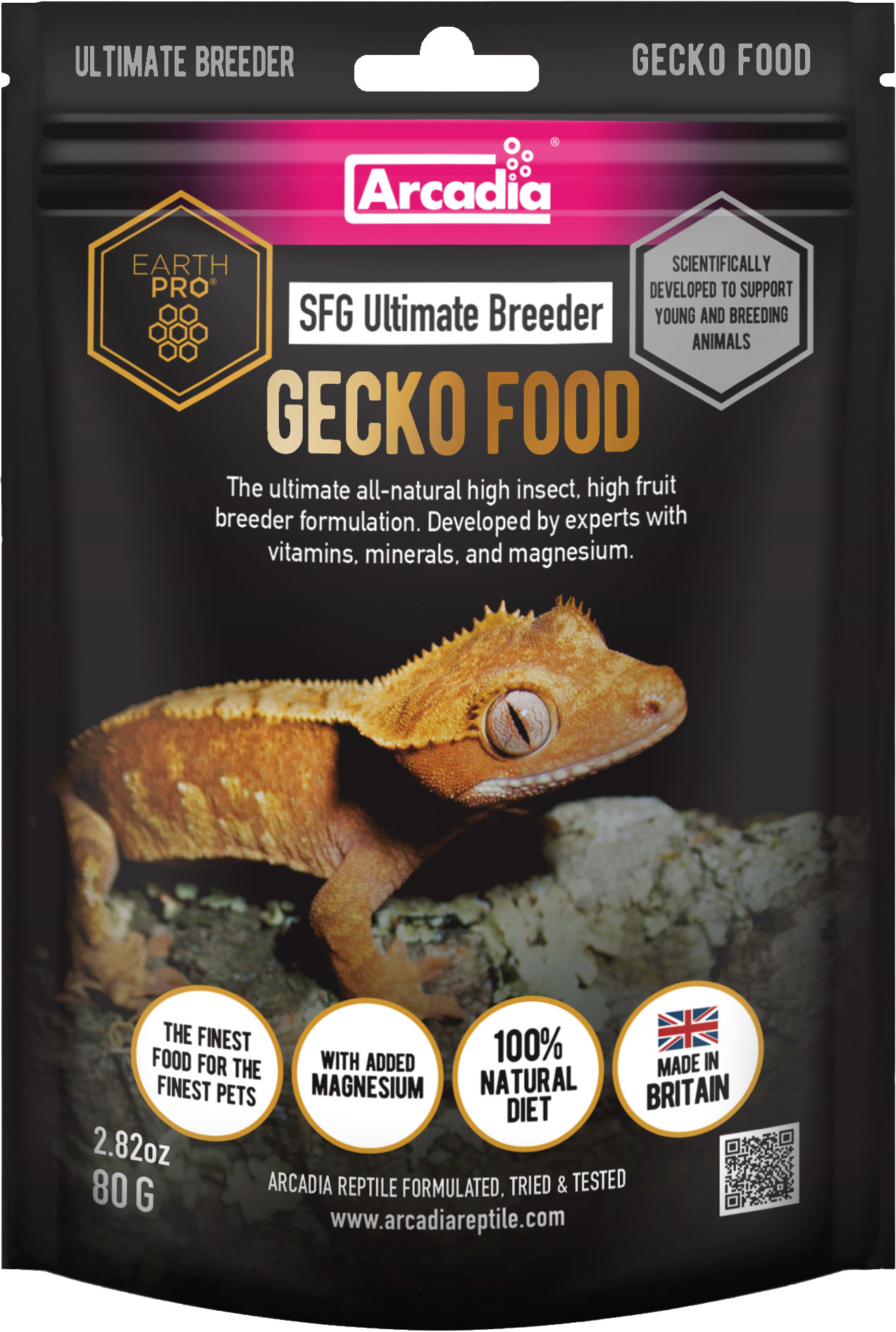 Arcadia Earth Pro Gekko Stickyfood Gold Ultimate Breeder 80g