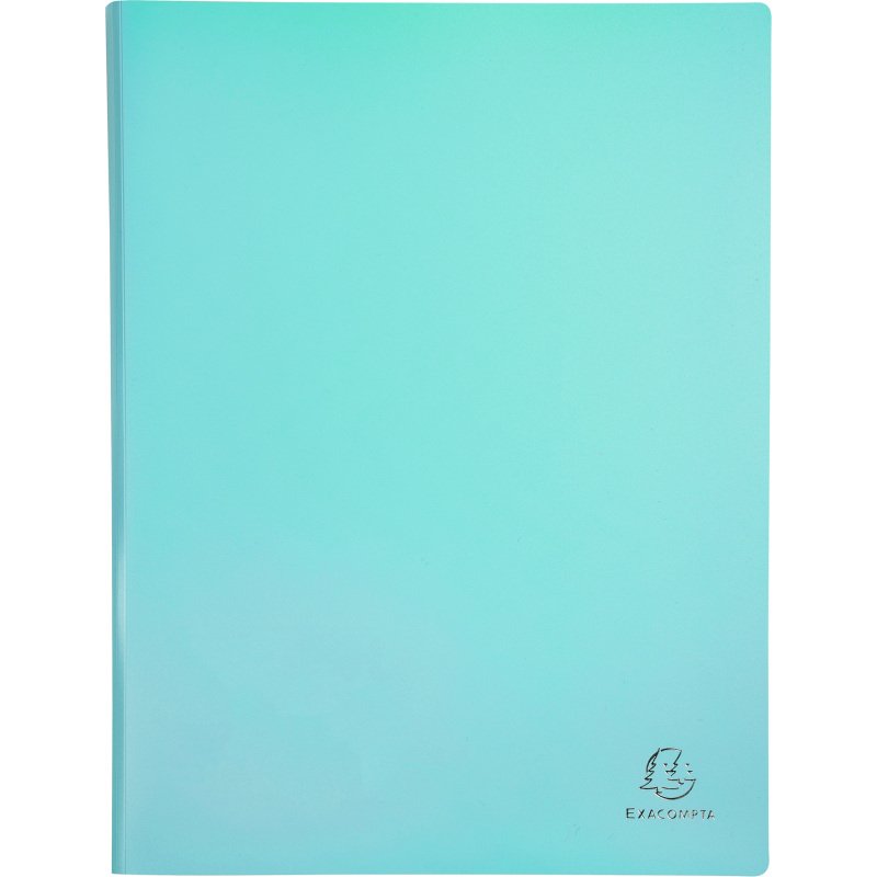 Protège-documents Aquarel Exacompta polypropylène A4 30 pochettes - 60 vues couleurs assorties