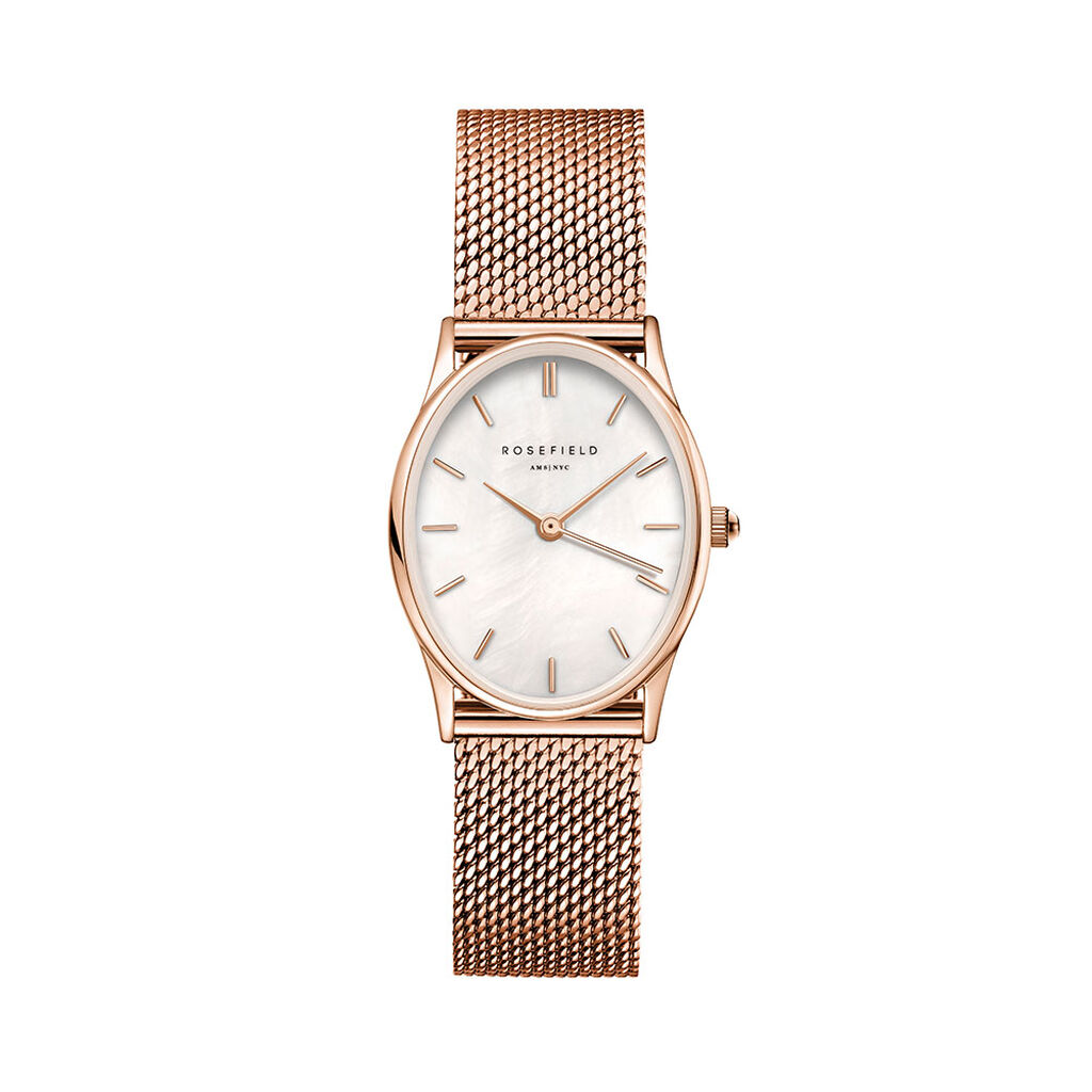 Montre Rosefield Nacre Blanche