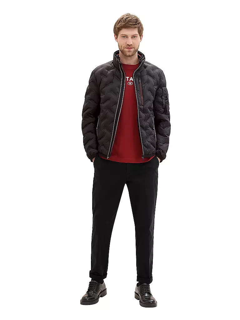 TOM TAILOR Leichtsteppjacke schwarz