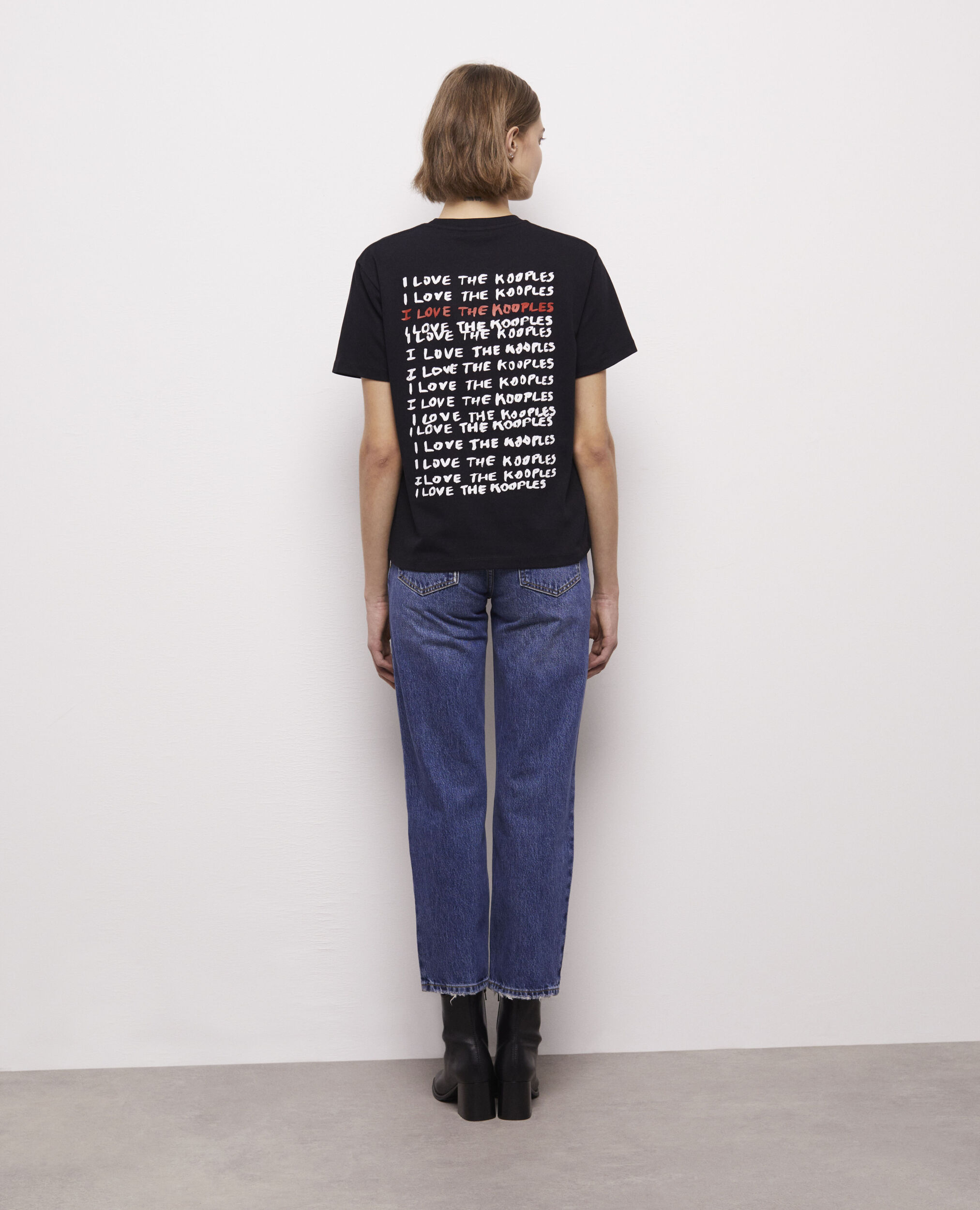 T-shirt I Love Kooples noir