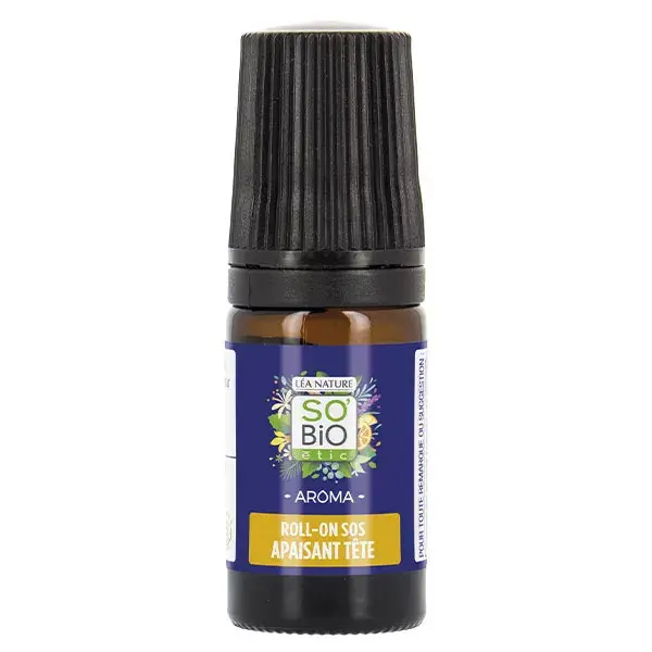 So'Bio Étic Aroma Roll-On SOS Dor de Cabeça Orgânico 5ml