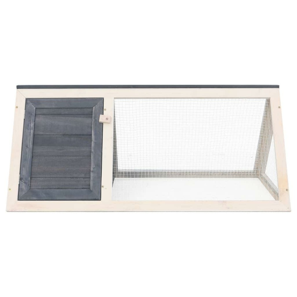 Clapier 98 x 50 x 41 cm gris bois