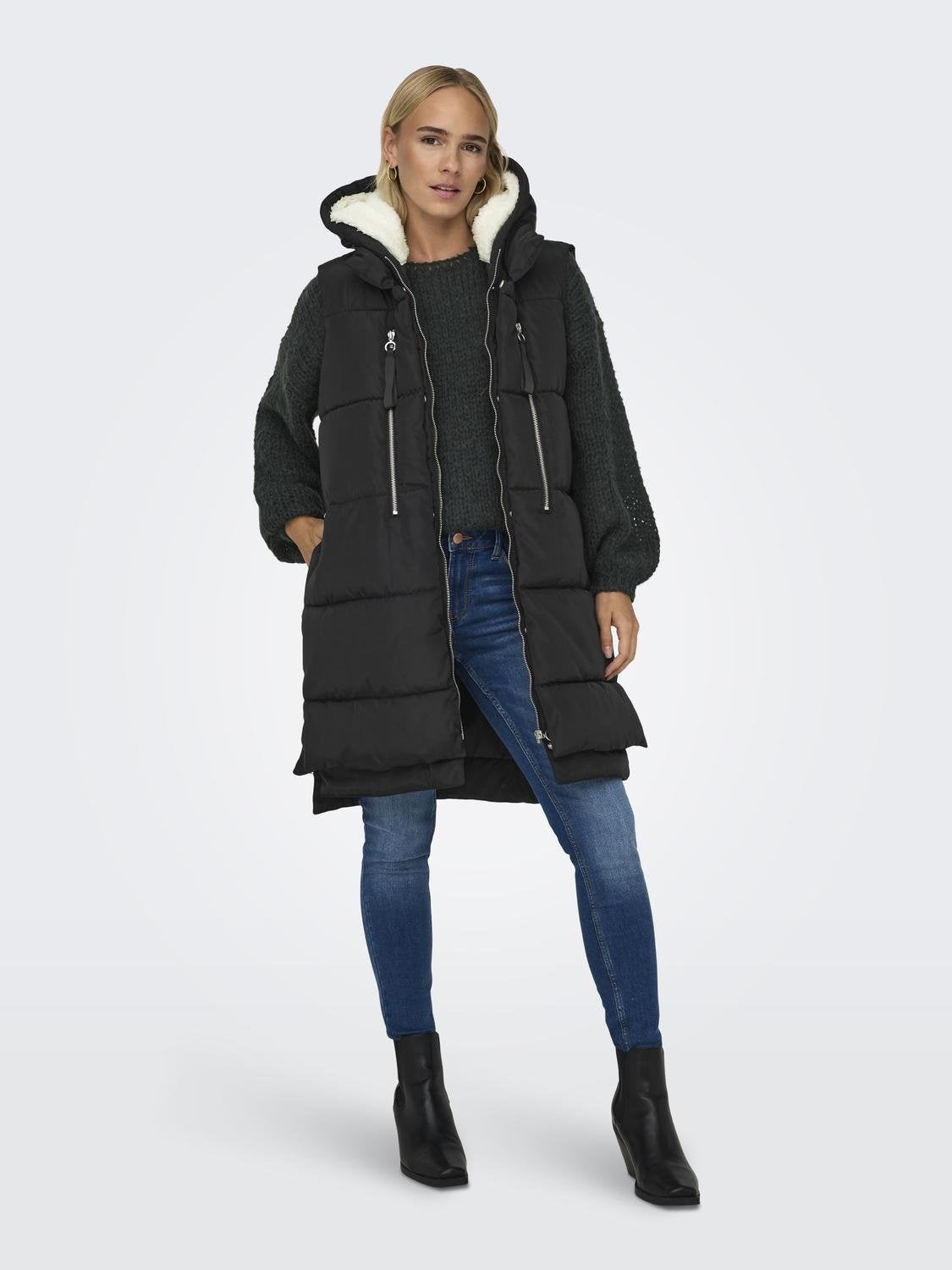 ONLNEWNORA Daunenweste Black