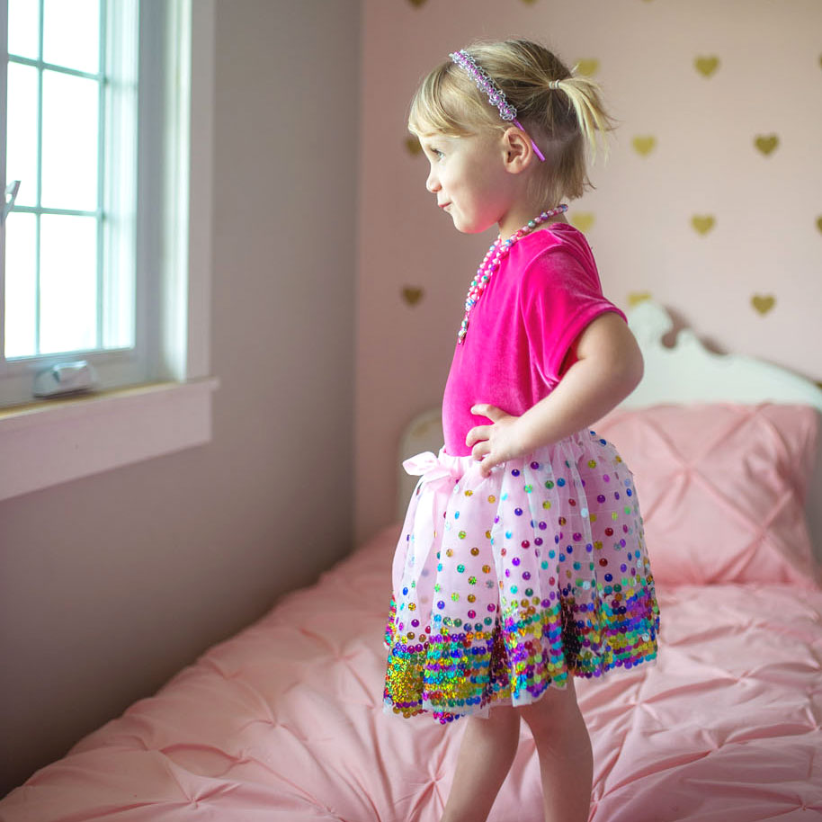 Verkleedrok met Pailletten, 4-7 jaar