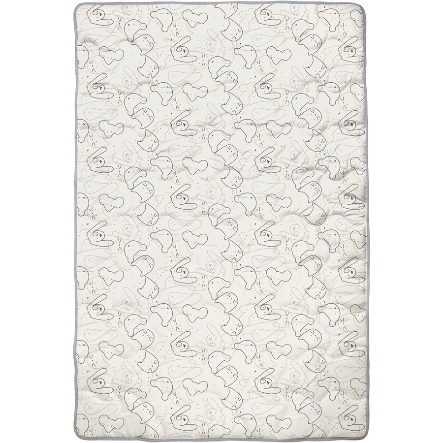 Dr. Sonne Jumbo-Krabbeldecke Die Vier taupe 140 x 200cm