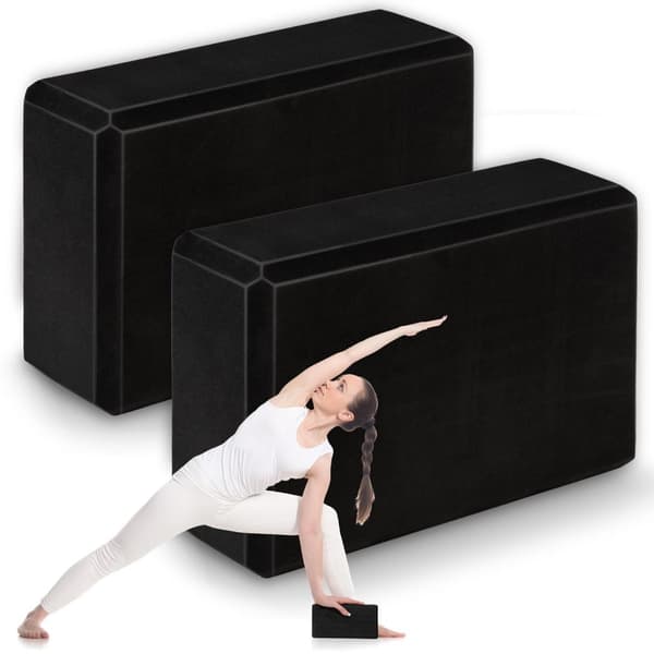 Skum yoga blokk - sett med 2 stk NS-962 sort