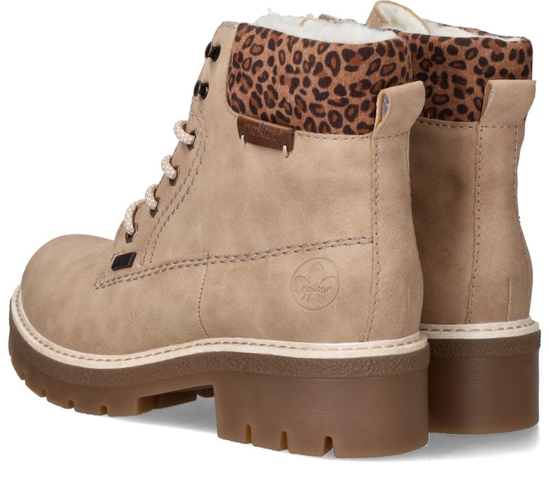 Rieker Veterboots Beige Dames