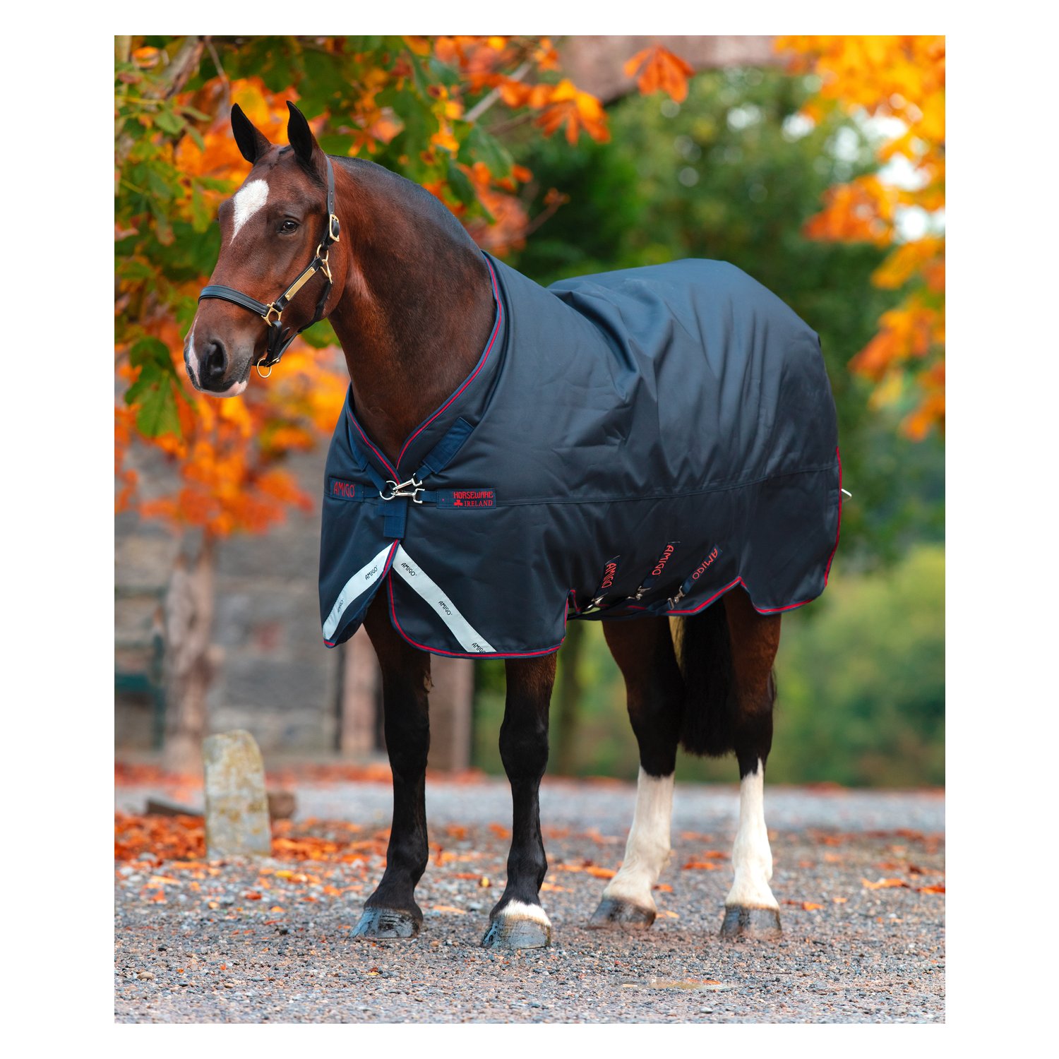 HORSEWARE Outdoordecke AMIGO Bravo 12 XL Original Lite  - navy/red