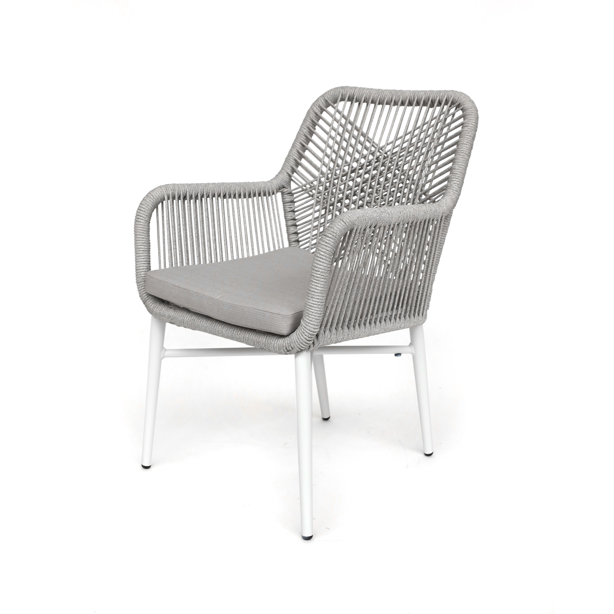 Armsessel 'Denholdt' hellgrau, stapelbar, B 56,5 cm, H 84 cm, L 63 cm günstig bestellen