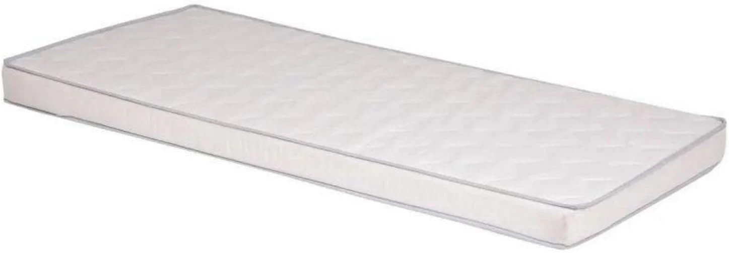 Lit cabane enfant Atmosphera Bosco 90 x 190 cm + matelas 90 x 190 cm Blanc