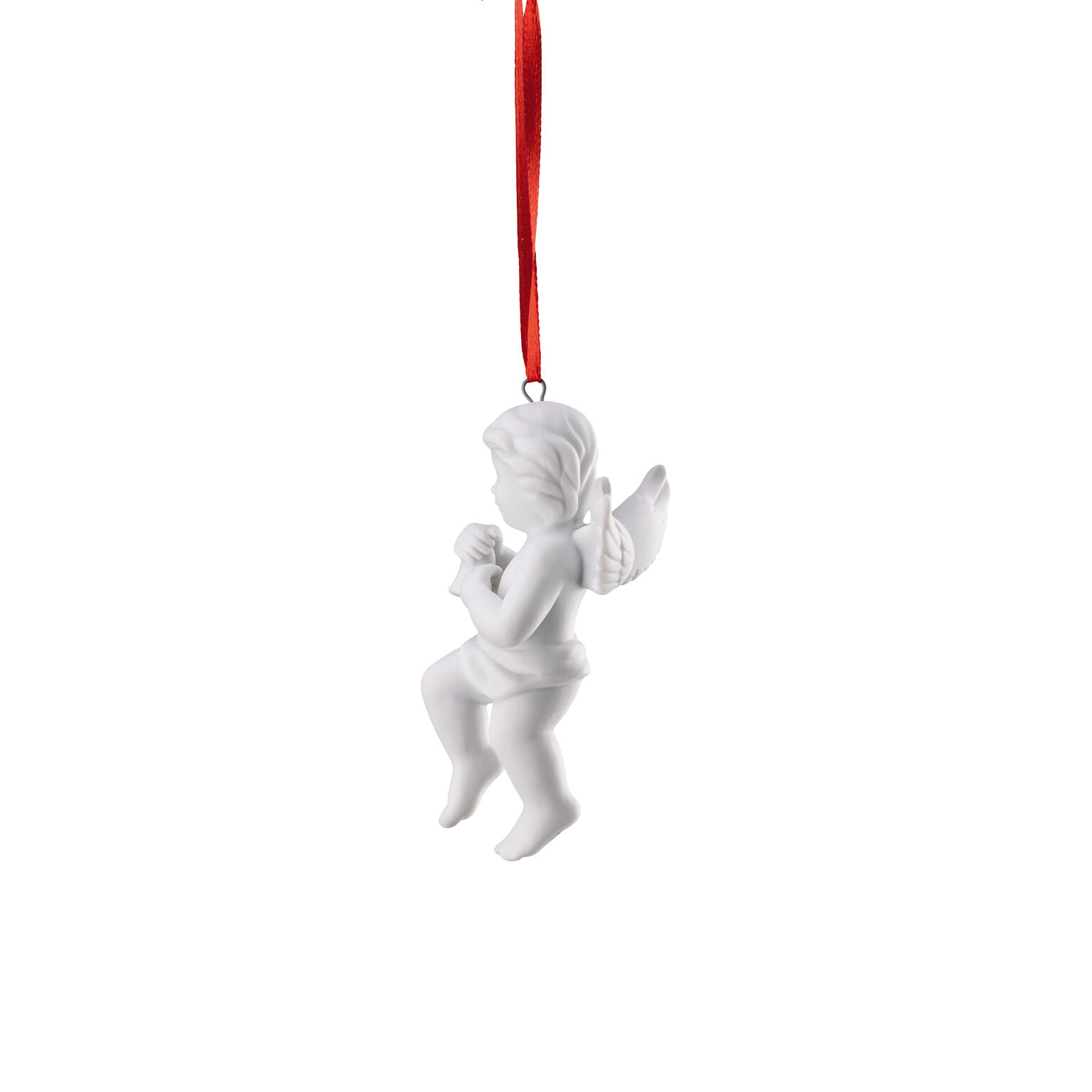Angels Weiss matt Engel mit Glocke