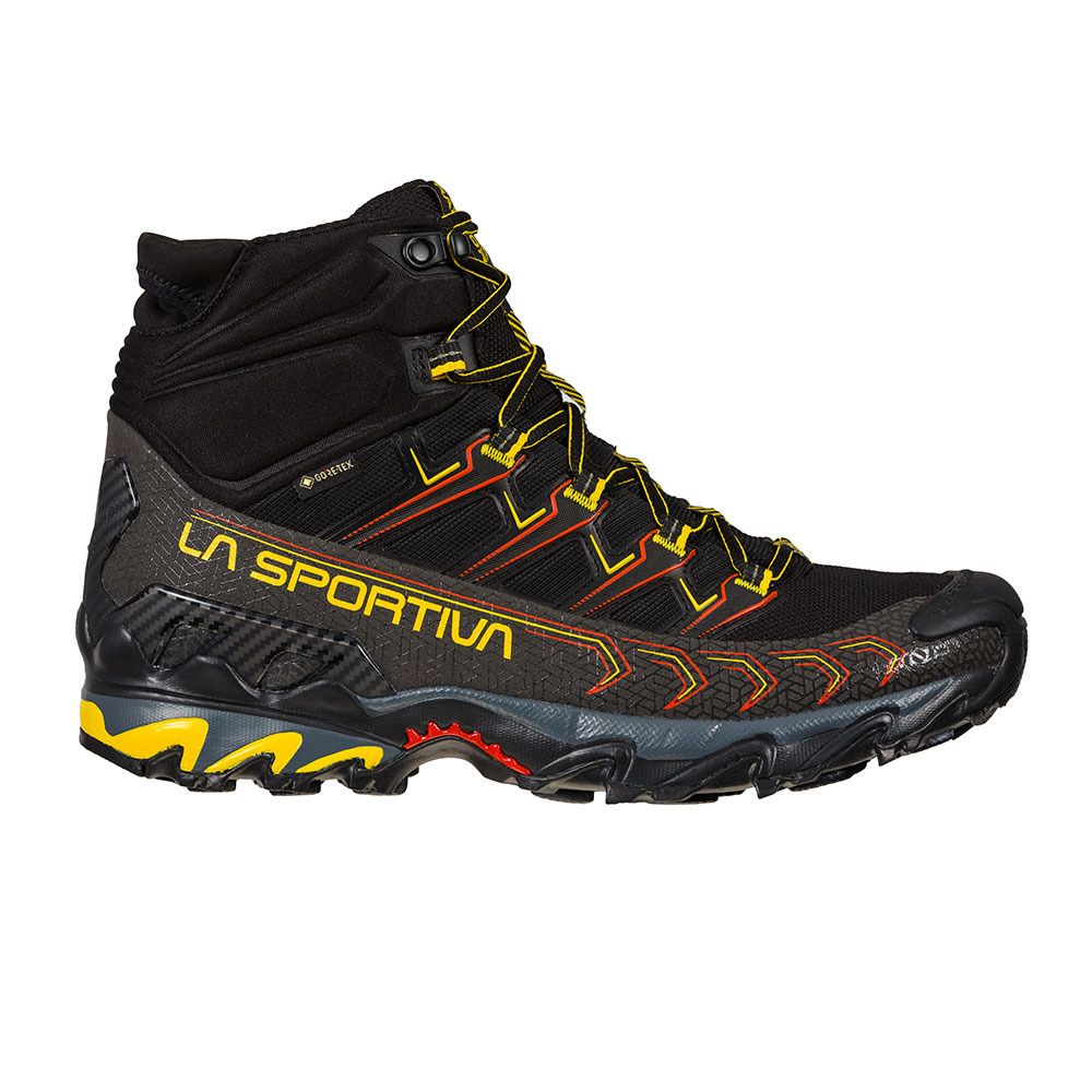 La Sportiva ULTRA RAPTOR II MID GTX - Chaussures randonné Homme black/yellow