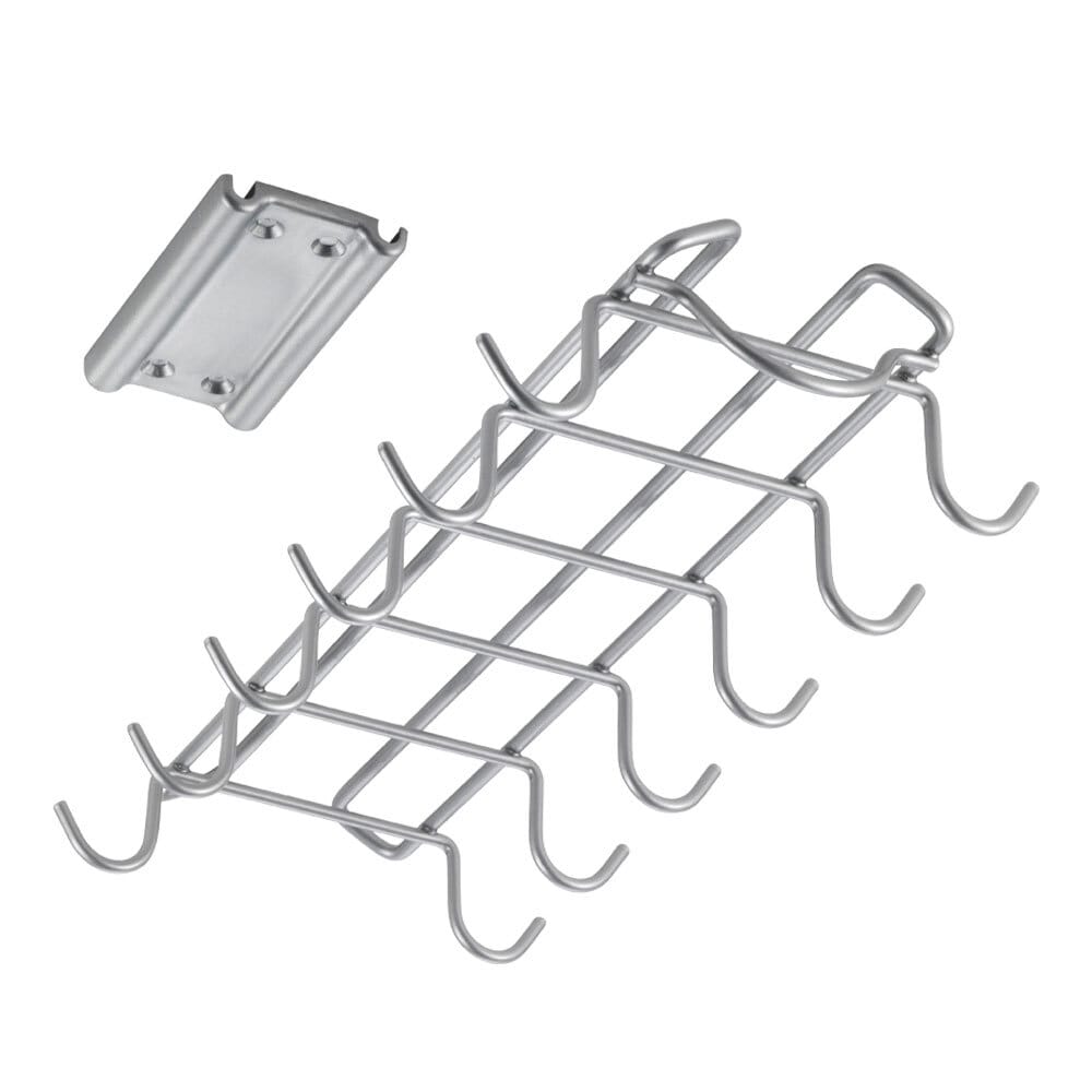 metaltex Multihalterung SLIDE-Hooks 13x5x28 cm silberfarbig Polytherm®