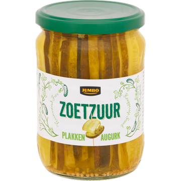 Jumbo Augurk Plakken Zoetzuur 290 g