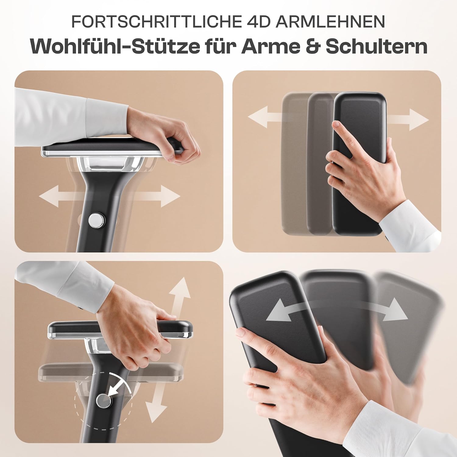 Lancelot Bürostuhl Ergonomisch [VERGLEICHSSIEGER] Bürostuhl Testsieger | Schreibtischstuhl Ergonomisch | Komfortabler Gaming Stuhl | Drehstuhl 150kg für höchsten Komfort