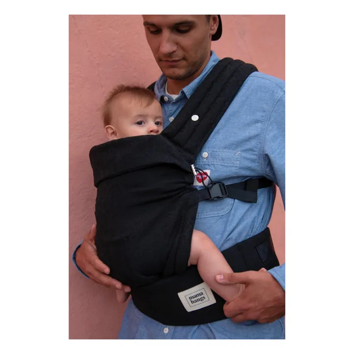 Mama Hangs Porte-bébé Carry & Bloom | Noir