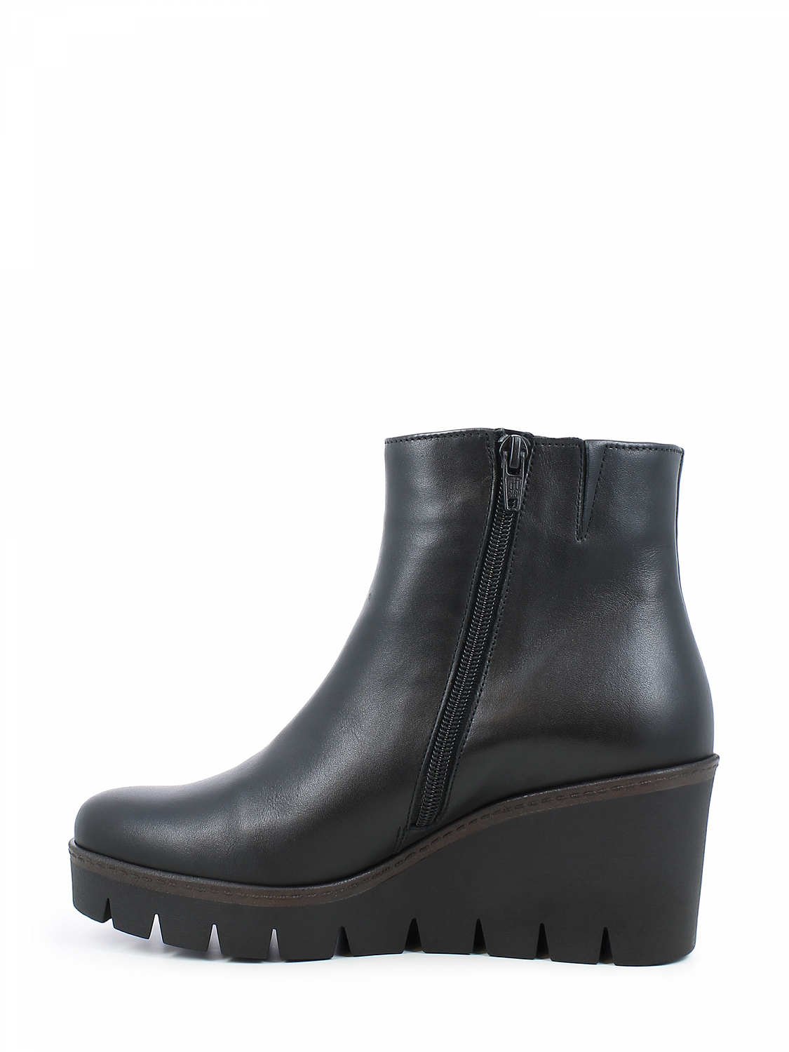 Gabor Leather Wedge Booties