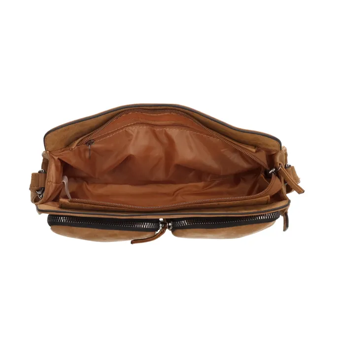 Beagles Arona Schoudertas Cognac