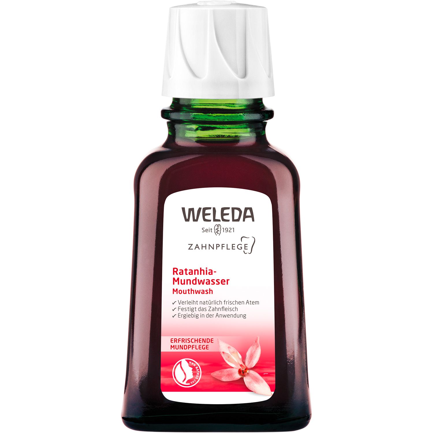 Weleda Ratanhia-Mundwasser - strafft das Zahnfleisch und verleiht natürlich frischen Atem