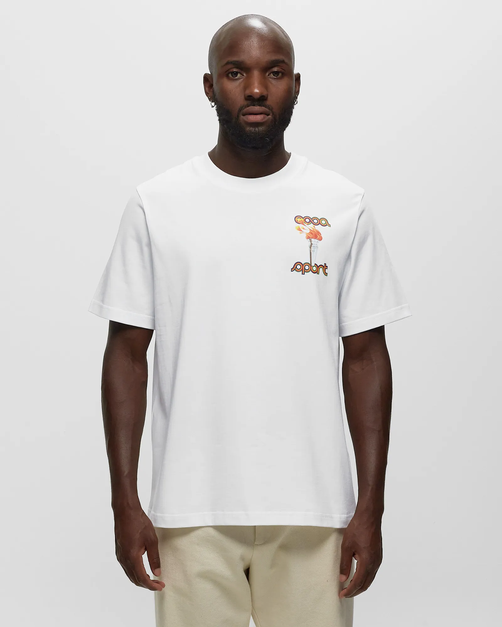 Casablanca LA FLAMME DU SPORT PRINTED T-SHIRT