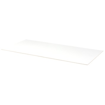 MDF kast achterwand wit gelakt 1-zijdig 122x61cm 3mm