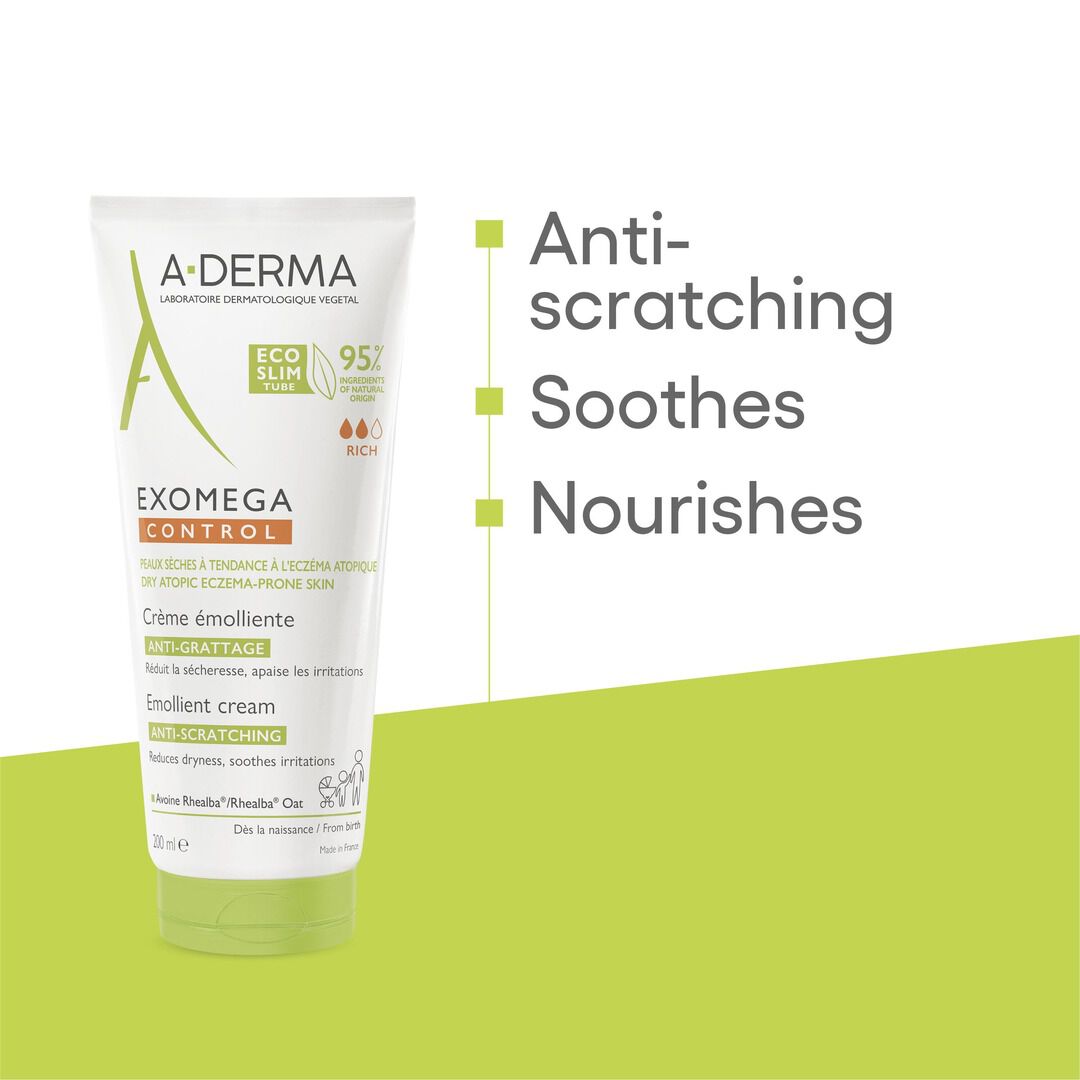 Exomega Control - Creme Emoliente Antiprurido - 200ml
