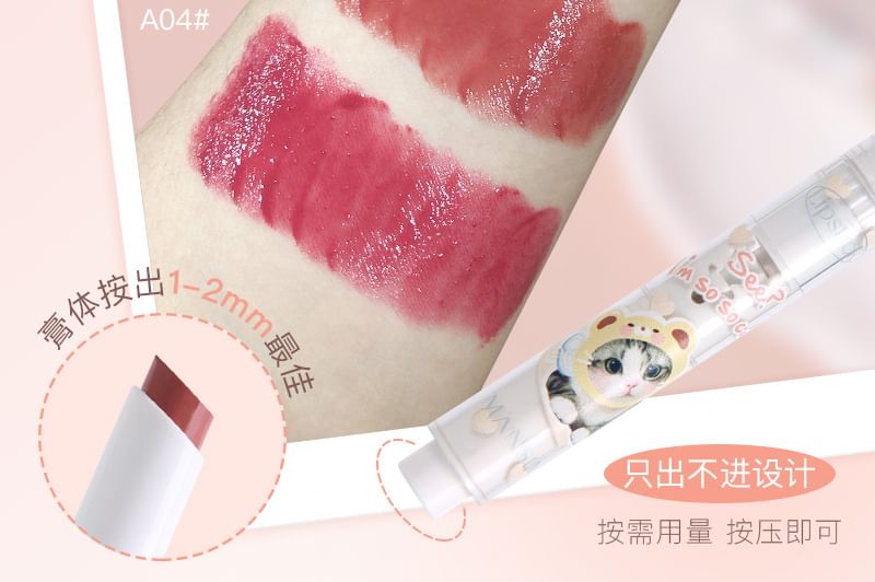 MANSLY - Cat Jelly Glossy Lipstick - 4 kleuren