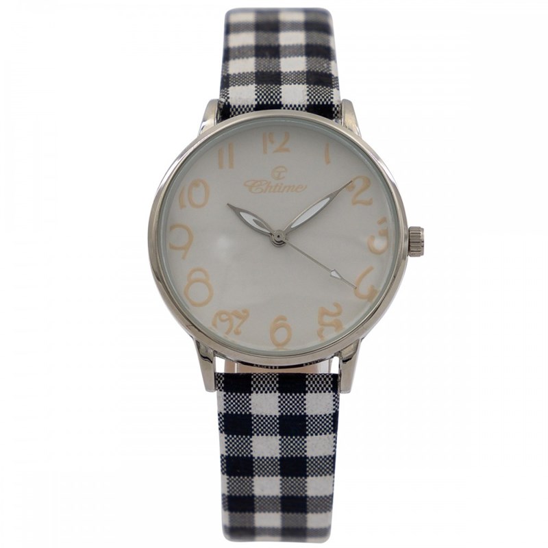 Montre Femme CHTIME bracelet Cuir Noir